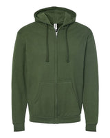 Unisex Full-Zip Hooded Sweatshirt - 10668