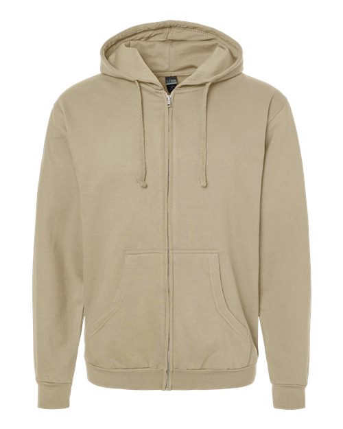 Unisex Full-Zip Hooded Sweatshirt - 10668
