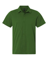 Men's Pro-Flex Sorona® Button Down Short Sleeve Shirt