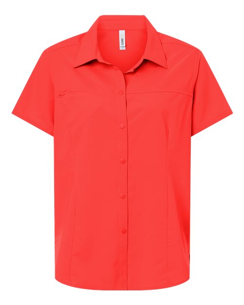 Women's UltraUVP Shoreline Short Sleeve Staff Shirt