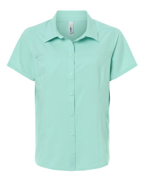 Women's UltraUVP Shoreline Short Sleeve Staff Shirt - 16375