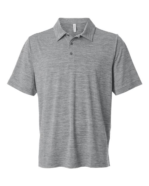 Men's Relay Heathered Stripe Polo - 16386