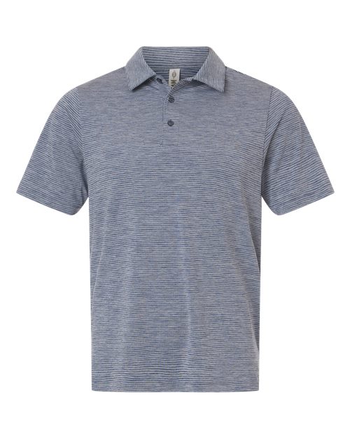 Men's Relay Heathered Stripe Polo - 16386