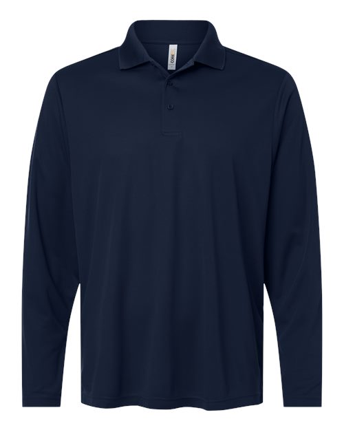 Men's Nova Performance Long Sleeve Pique Polo - 16387