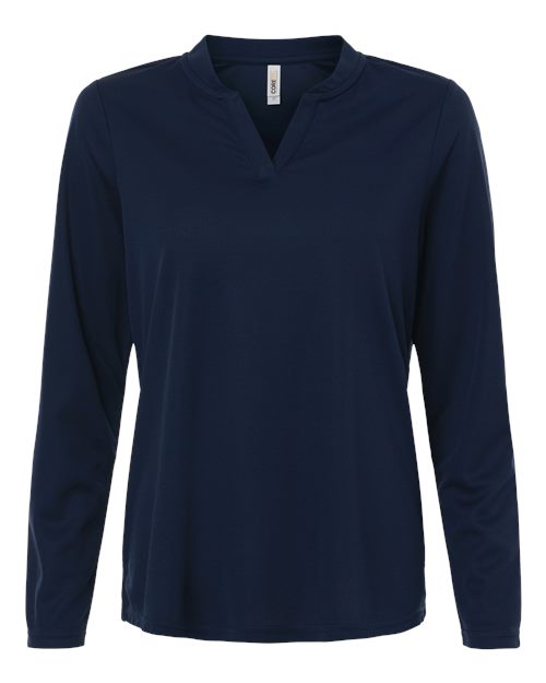 Women's Nova Performance Long Sleeve Pique Polo