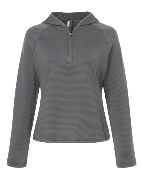 Women's Qualify Quarter-Zip Hooded Pullover - 16394