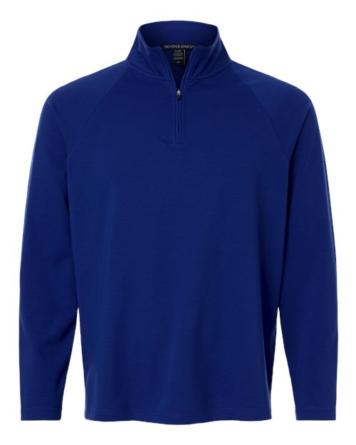 Men's Seaton Pebble Textured Quarter-Zip Pullover - 16397
