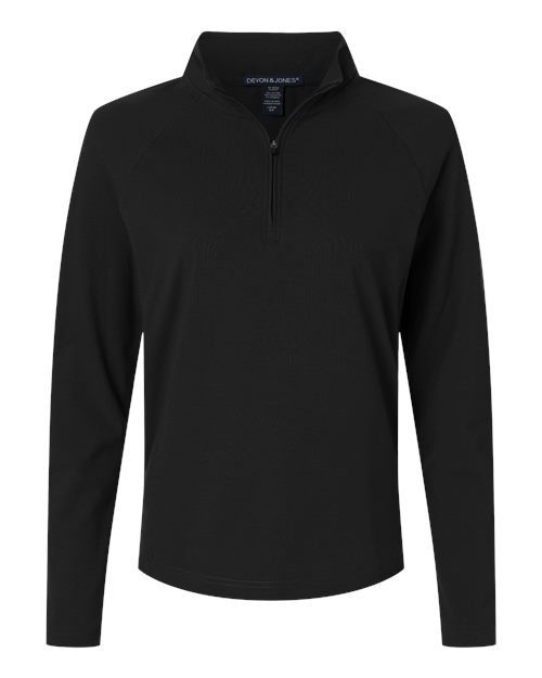 Women's Seaton Pebble Textured Quarter-Zip Pullover - 16399