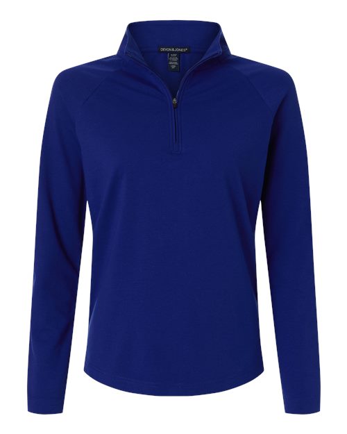 Women's Seaton Pebble Textured Quarter-Zip Pullover - 16399