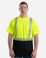 Men's Hi-Vis Class 2 Color Blocked Pocket T-Shirt - 13650