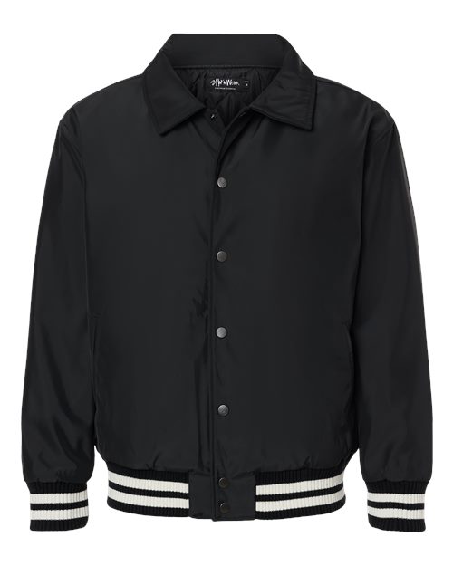 Unisex Collared Varsity Jacket - 16325