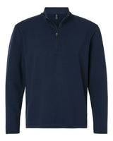 Men's Stretch Quarter-Zip Fleece Pullover - 16436