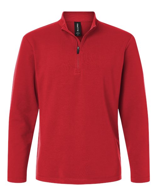Men's Stretch Quarter-Zip Fleece Pullover - 16436
