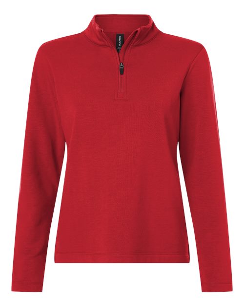 Women's Stretch Quarter-Zip Fleece Pullover - 16437