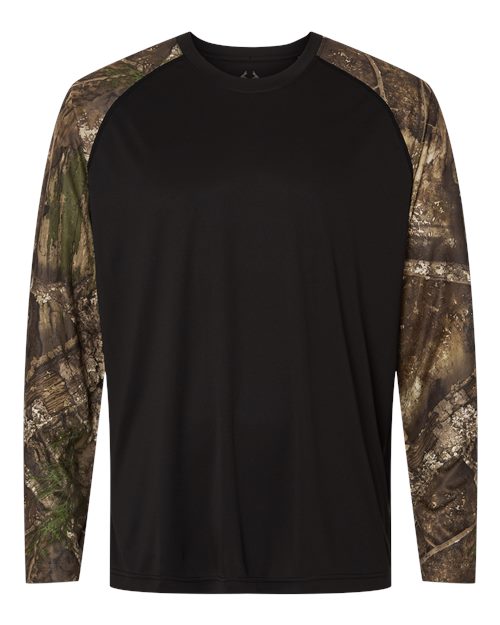 Unisex Realtree® Performance Colorblocked Long Sleeve T-Shirt - 16480