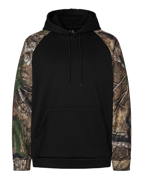 Unisex Realtree® Performance Colorblocked Hooded Sweatshirt - 16484