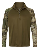 Unisex Realtree® Performance Colorblocked Quarter-Zip Pullover - 16485