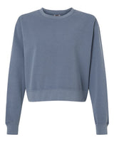 Women's Garment-Dyed Mid-Length Crewneck Sweatshirt - 16616