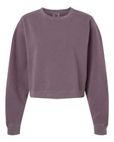 Women's Garment-Dyed Mid-Length Crewneck Sweatshirt - 16616