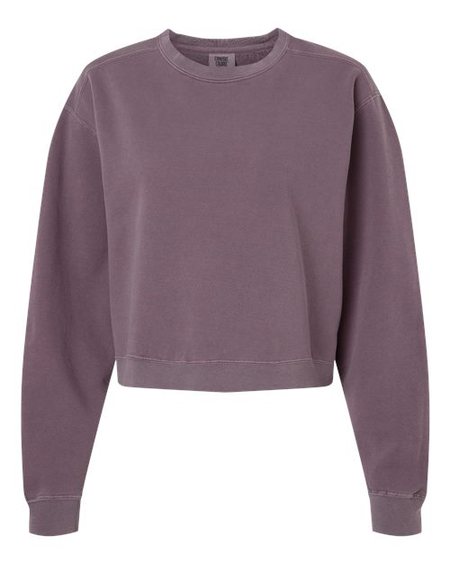 Women's Garment-Dyed Mid-Length Crewneck Sweatshirt - 16616