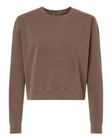 Women's Garment-Dyed Mid-Length Crewneck Sweatshirt - 16616