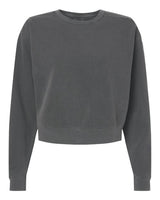 Women's Garment-Dyed Mid-Length Crewneck Sweatshirt - 16616