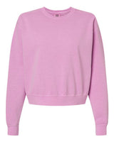 Women's Garment-Dyed Mid-Length Crewneck Sweatshirt - 16616