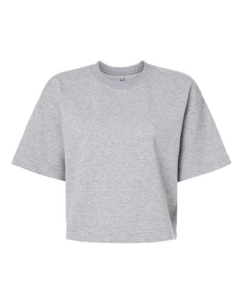 Women's French Terry Mid-Length Boxy Top - 16623