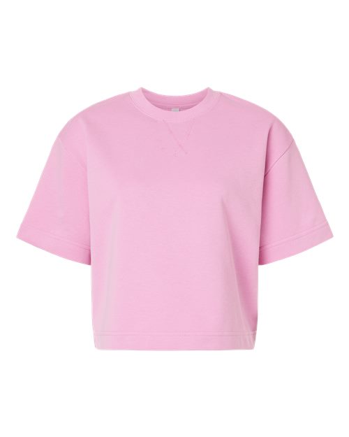 Women's French Terry Mid-Length Boxy Top - 16623