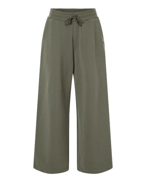 Women's French Terry Wide Leg Pants - 16627