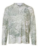 Men's Pursuit Mossy Oak Printed Hooded Long Sleeve T-Shirt - 16835