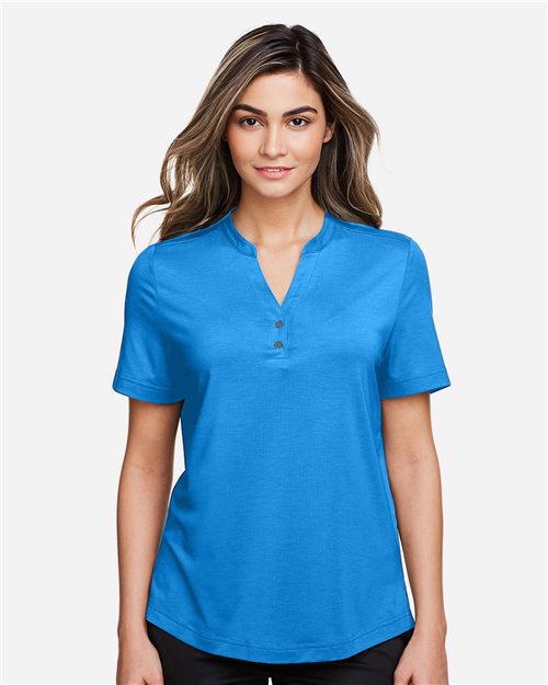 Women's JAQ Snap-Up Stretch Performance Polo - 14042