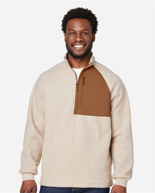 Men's Aura Sweater Fleece Quarter-Zip Pullover - 14139