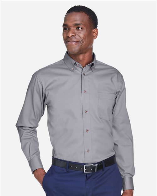 Men's Tall Easy Blend™ Twill Dress Shirt - 14335