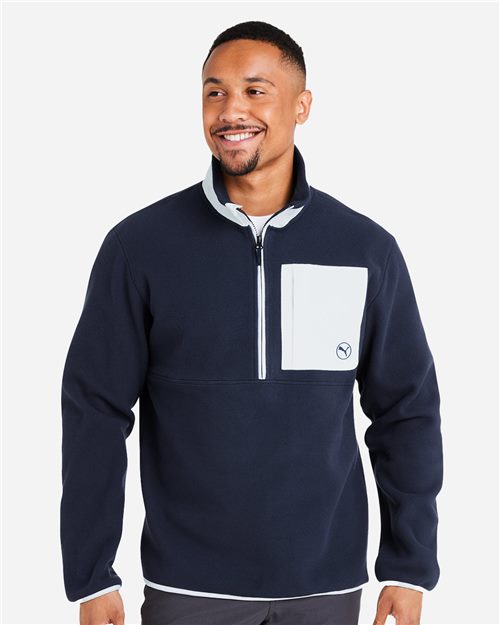 Men's Fleece Quarter-Zip Pullover - 14458