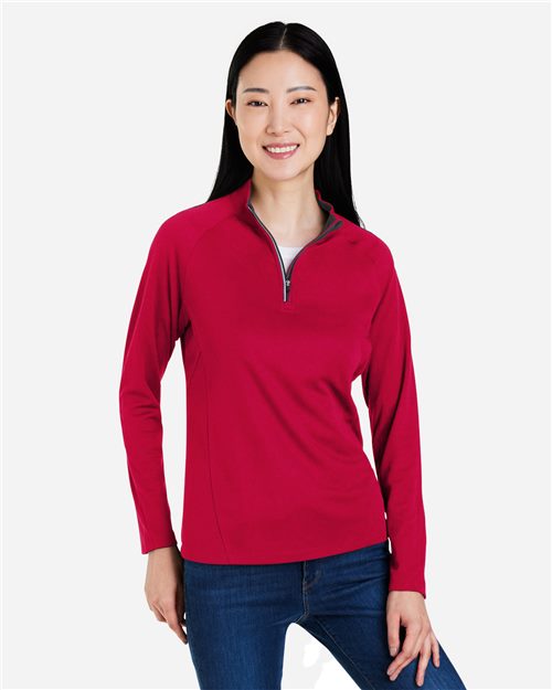 Women's Origin Performance Pique Quarter-Zip Pullover - 14489
