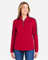 Women's Market Snag Protect Mesh Colorblock Quarter-Zip Pullover - 14490