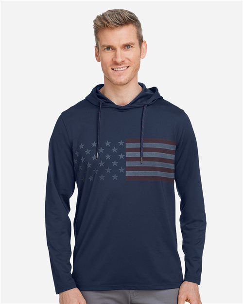 Men's Volition Patriotic Hooded Pullover - 14620