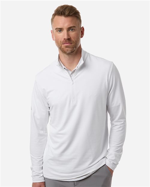 Men's Textured Stripe Quarter-Zip Pullover - 14907