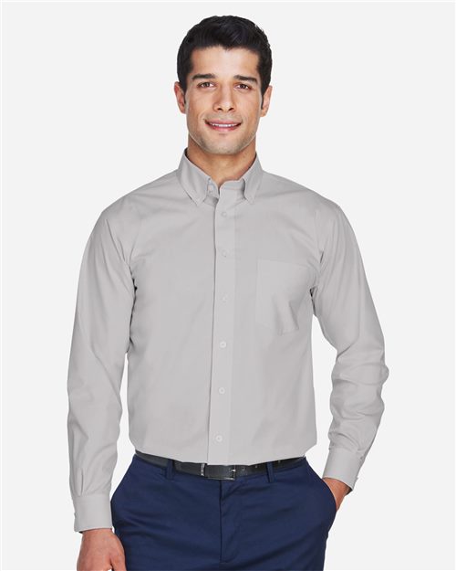 Men's Crown Collection® Broadcloth Woven Dress Shirt - 15658