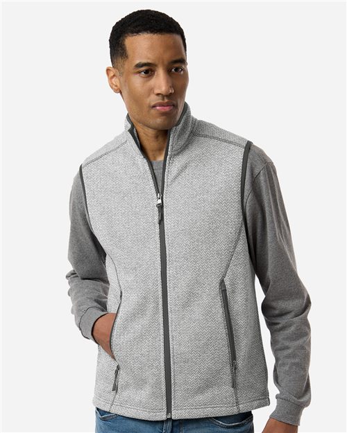 Men's Jasper Jacquard Fleece Vest - 16199