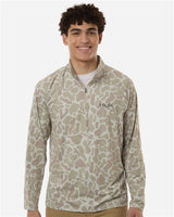 Men's Airweight KC Printed Quarter-Zip Pullover - 16212