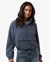 Women's Stretch Woven Quarter-Zip Pullover - 16274