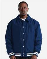 Unisex Collared Varsity Jacket - 16325