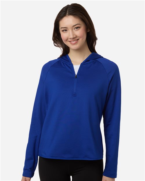 Women's Qualify Quarter-Zip Hooded Pullover - 16394