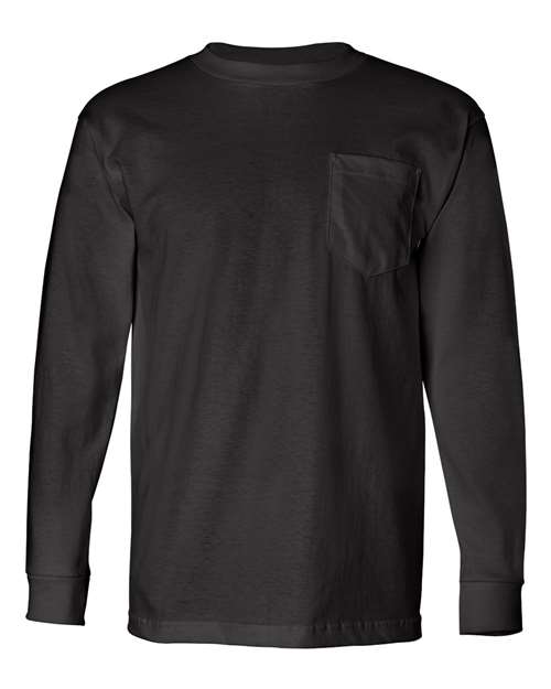 Unisex USA-Made Long Sleeve Pocket T-Shirt - 61