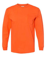 Unisex USA-Made Long Sleeve Pocket T-Shirt - 61