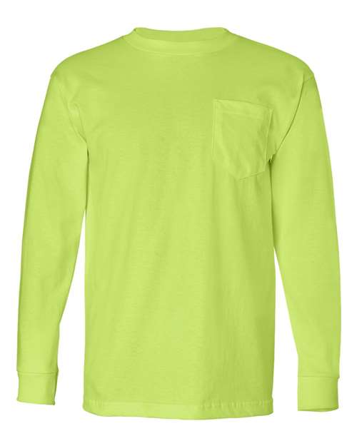 Unisex USA-Made Long Sleeve Pocket T-Shirt - 61