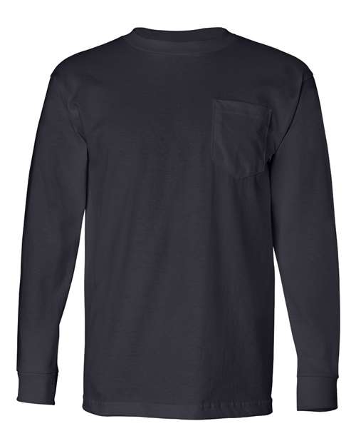 Unisex USA-Made Long Sleeve Pocket T-Shirt - 61