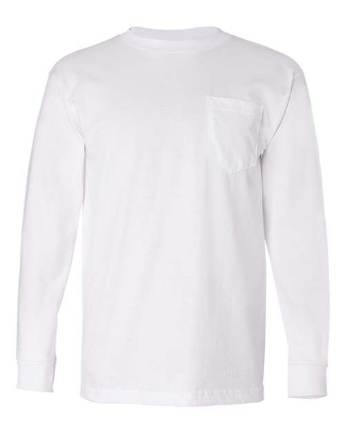 Unisex USA-Made Long Sleeve Pocket T-Shirt - 61